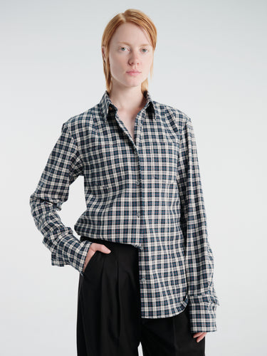 Dries Van Noten - Chloris Bis 4315 W.W.Shirt Pet in Petrol