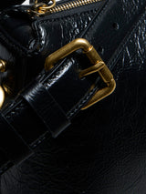 Dries Van Noten - Small Leather Shoulder Bag in Black
