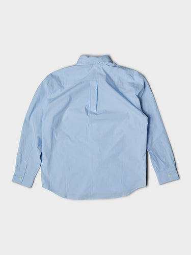 Dunst - Unisex Soft Poplin BD Shirt in Soft Blue