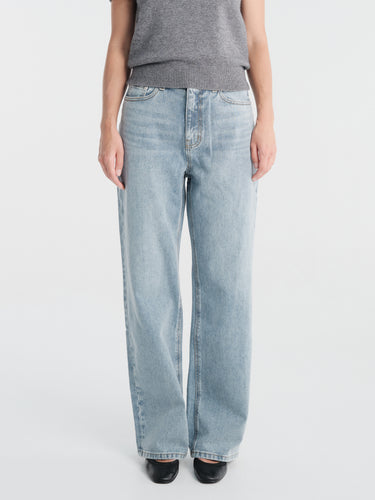 Dunst - Wide Jeans in Light Blue