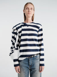 Fidan Novruzova - Noemie Polo in Navy & White