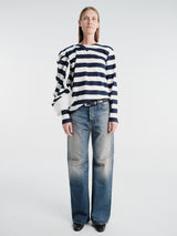 Fidan Novruzova - Noemie Polo in Navy & White