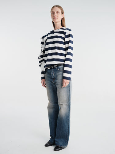Fidan Novruzova - Noemie Polo in Navy & White