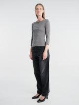 FLORE FLORE - Steffi Tee in Melee Grey