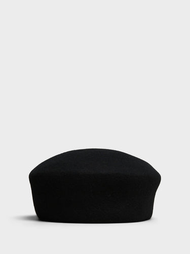 The Frankie Shop - Noxley Pillbox Hat in Black