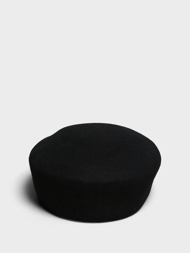The Frankie Shop - Noxley Pillbox Hat in Black