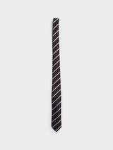 The Frankie Shop - Lene Striped Tie in Brown