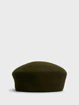 The Frankie Shop - Noxley Pillbox Hat in Olive
