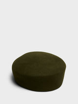 The Frankie Shop - Noxley Pillbox Hat in Olive