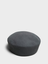 The Frankie Shop - Noxley Pillbox Hat in Grey