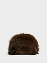 The Frankie Shop - Bansko Faux Fur Hat in Brown
