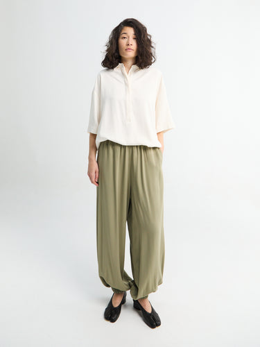 The Frankie Shop - Isola Fluid Balloon Pants in Sage