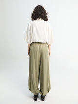 The Frankie Shop - Isola Fluid Balloon Pants in Sage