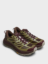 Hoka One One - Mafate Speed 2 Sneakers in Wild Mushroom and Walnut