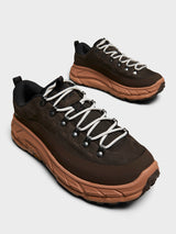 Hoka One One - U Tor Summit Sneakers in Cast Iron and Walnut