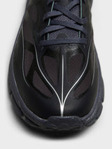 Hoka One One - U Mafate Speed 4 Lite Sneakers in Charcoal Grey and Jade