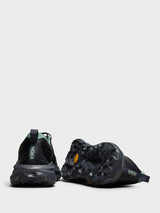 Hoka One One - U Mafate Speed 4 Lite Sneakers in Charcoal Grey and Jade