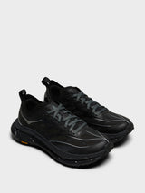 Hoka One One - Mafate Speed 4 Lite U Sneakers in Black and Outer Orbit