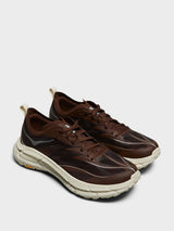 Hoka One One - Mafate Speed 4 Lite U Mafate Sneakers in Cold Brew and Oat Milk