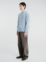 Horses - Bateau Neck Pullover in Aqua