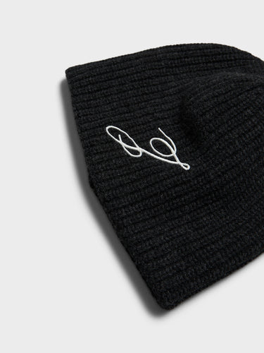 Jacquemus - Le Bonnet Espiral Beanie in Dark Grey