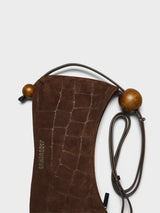 Jacquemus - Le Bisou Perle in Dark Brown