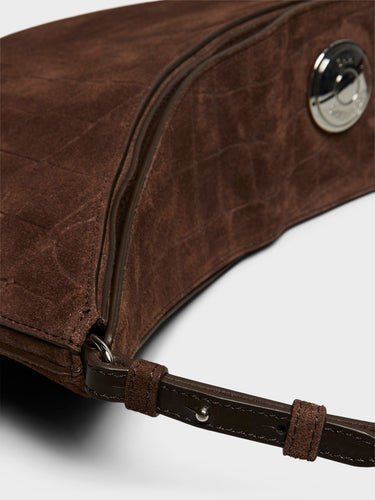 Jacquemus - Le Ovalo Hobo Bag in Dark Brown