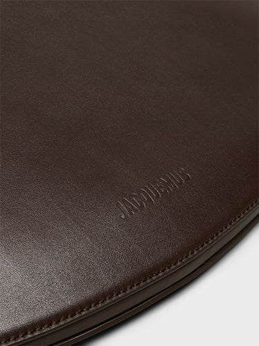 Jacquemus - Le Ovalo Hobo Bag in Midnight Brown