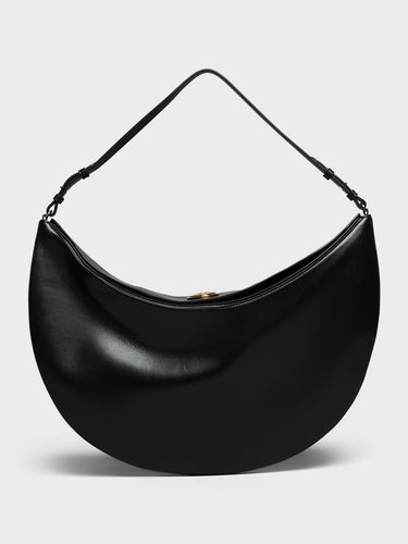 Jacquemus - Le Ovalo Hobo Bag in Black