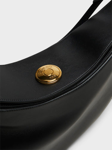 Jacquemus - Le Ovalo Hobo Bag in Black