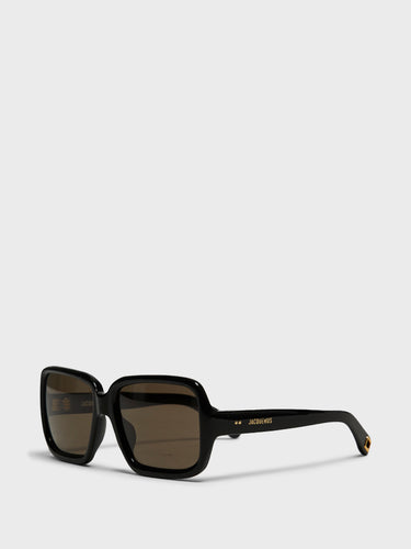 Jacquemus Eyewear - Cabana Sunglasses in Black, Gold and Grey