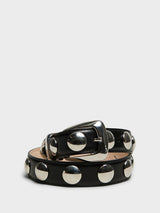 Khaite - Benny Belt with Studs