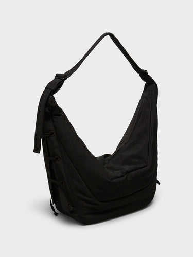 Lemaire - Large Soft Game Bag in Dark Chocolate