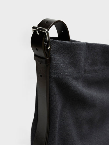 Lemaire - Belted Tote Bag in Ash Black