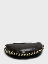 Lemaire - Mini Fortune Bag with Beads in Dark Chocolate