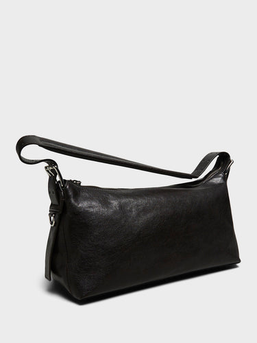 Lemaire - Belted Baguette Bag in Dark Chocolate