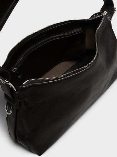 Lemaire - Belted Baguette Bag in Dark Chocolate