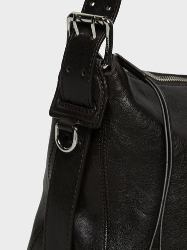 Lemaire - Belted Baguette Bag in Dark Chocolate