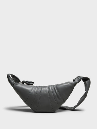 Lemaire - Small Croissant Bag in Smoked Pearl