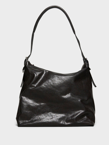 Lemaire - Belted Hobo Bag in Dark Chocolate