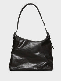 Lemaire - Belted Hobo Bag in Dark Chocolate