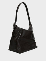 Lemaire - Belted Hobo Bag in Dark Chocolate