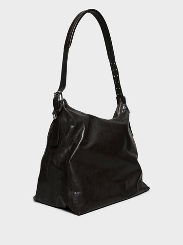 Lemaire - Belted Hobo Bag in Dark Chocolate