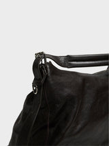 Lemaire - Belted Hobo Bag in Dark Chocolate