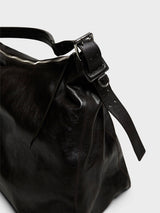 Lemaire - Belted Hobo Bag in Dark Chocolate