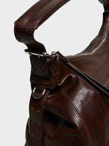 Lemaire - Belted Hobo Bag in Espresso