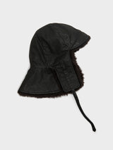 Lemaire - Reversible Shearling Chapka in Onyx