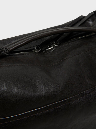 Lemaire - Berlingot Hobo Bag in Dark Chocolate
