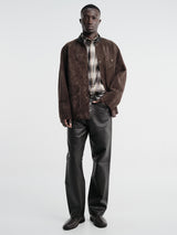 Lemaire - Welder Suede Jacket in Ganache