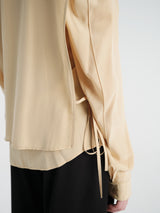 Lemaire - Two Layers Blouse in Custard